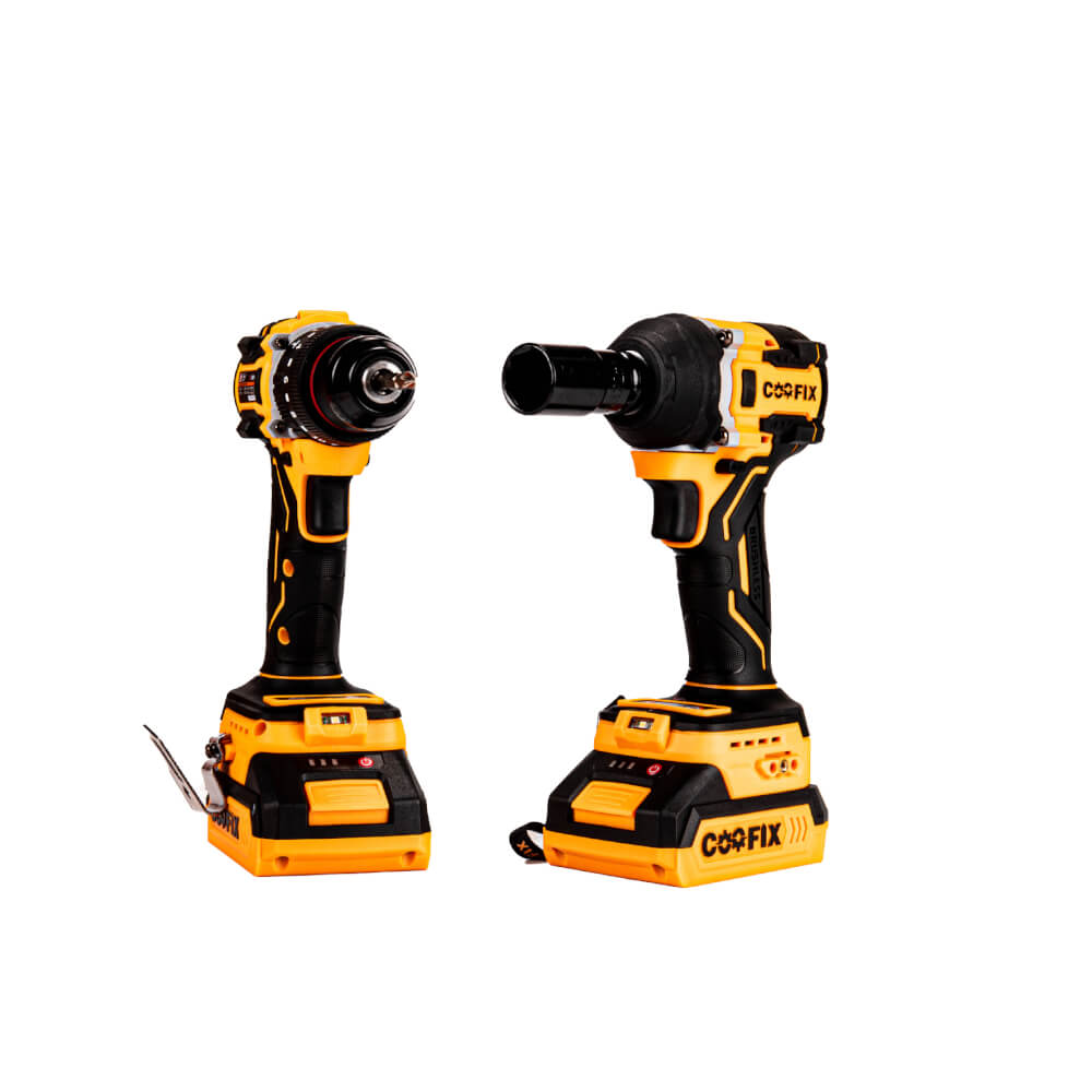 ชุดสว่านและบล็อกกระแทกไร้สาย (พร้อมแบตเตอรี่) COOFIX รุ่น CF-PIS002 แบตเตอรี่ 16.8V